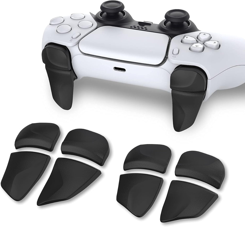 Blade 2 Pairs Shoulder Buttons Extension Triggers for Ps5 Controller, Game Improvement Adjusters for PS Portal Remote Player, Bumper Trigger Extenders for Ps5 Edge Controller - Black