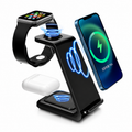 15W Wireless Phone Charger Stand Pad Fast Charge for Samsung Iphone LG Universal