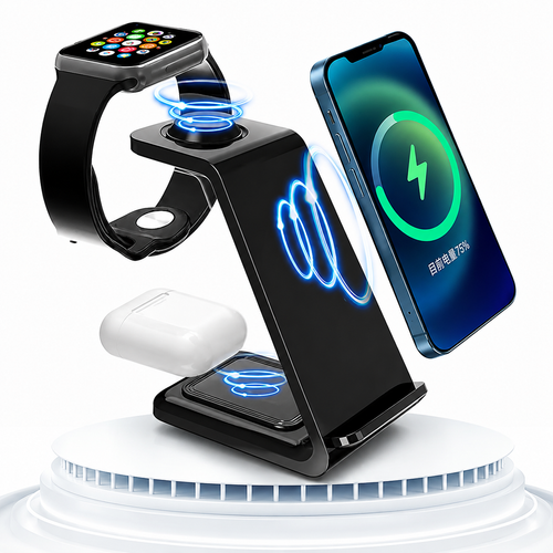 15W Wireless Phone Charger Stand Pad Fast Charge for Samsung Iphone LG Universal