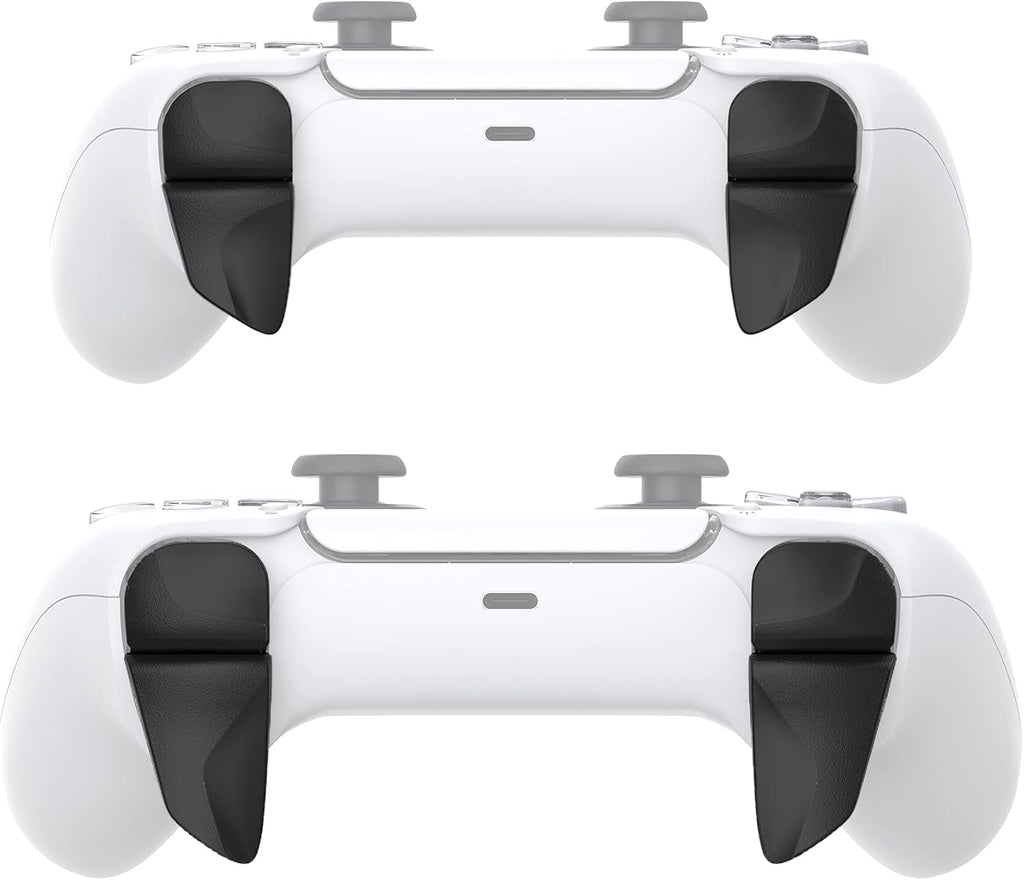 Blade 2 Pairs Shoulder Buttons Extension Triggers for Ps5 Controller, Game Improvement Adjusters for PS Portal Remote Player, Bumper Trigger Extenders for Ps5 Edge Controller - Black