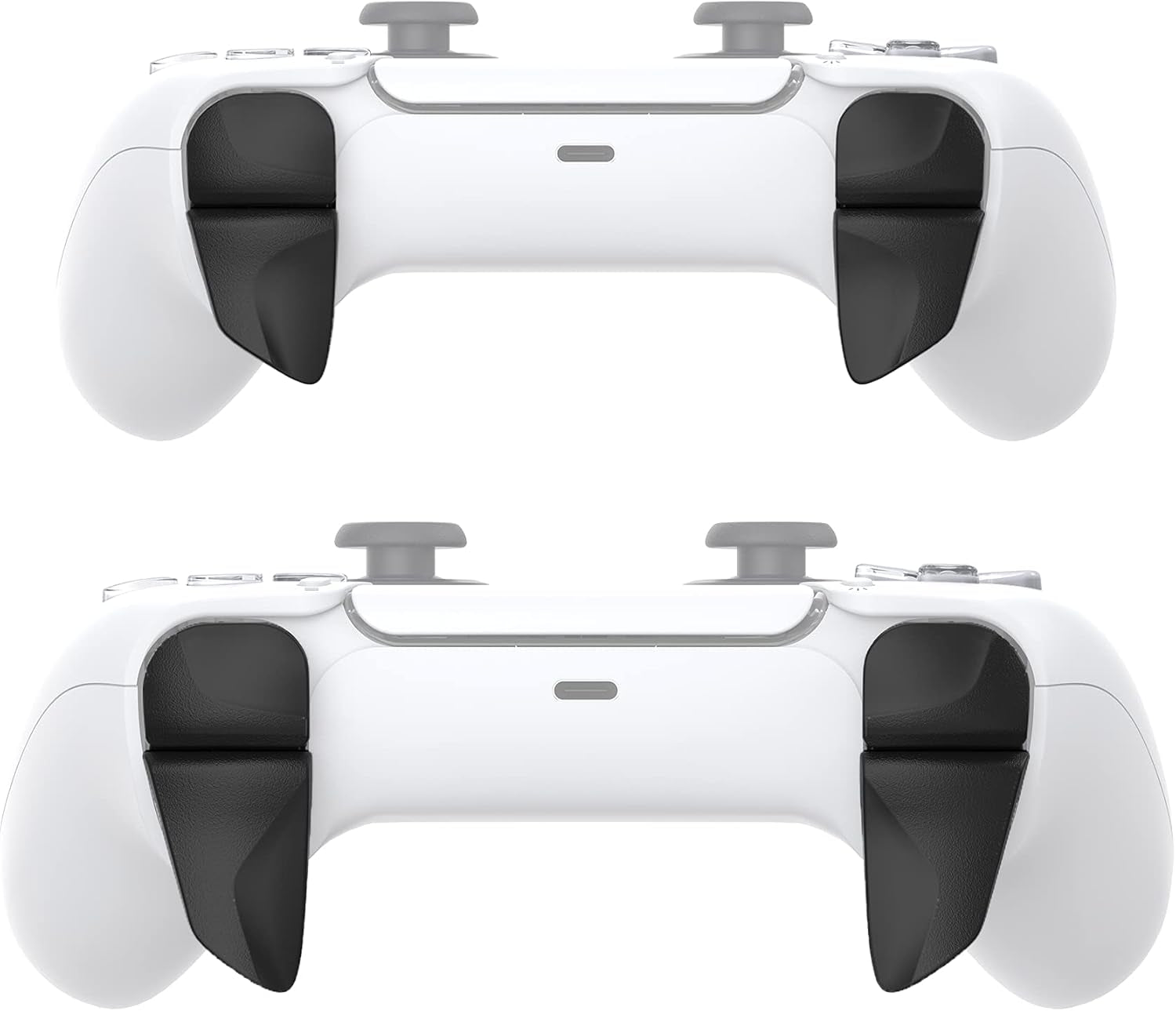 Blade 2 Pairs Shoulder Buttons Extension Triggers for Ps5 Controller, Game Improvement Adjusters for PS Portal Remote Player, Bumper Trigger Extenders for Ps5 Edge Controller - Black