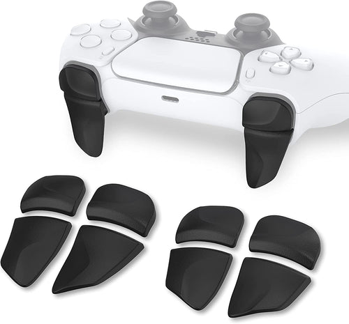 Blade 2 Pairs Shoulder Buttons Extension Triggers for Ps5 Controller, Game Improvement Adjusters for PS Portal Remote Player, Bumper Trigger Extenders for Ps5 Edge Controller - Black