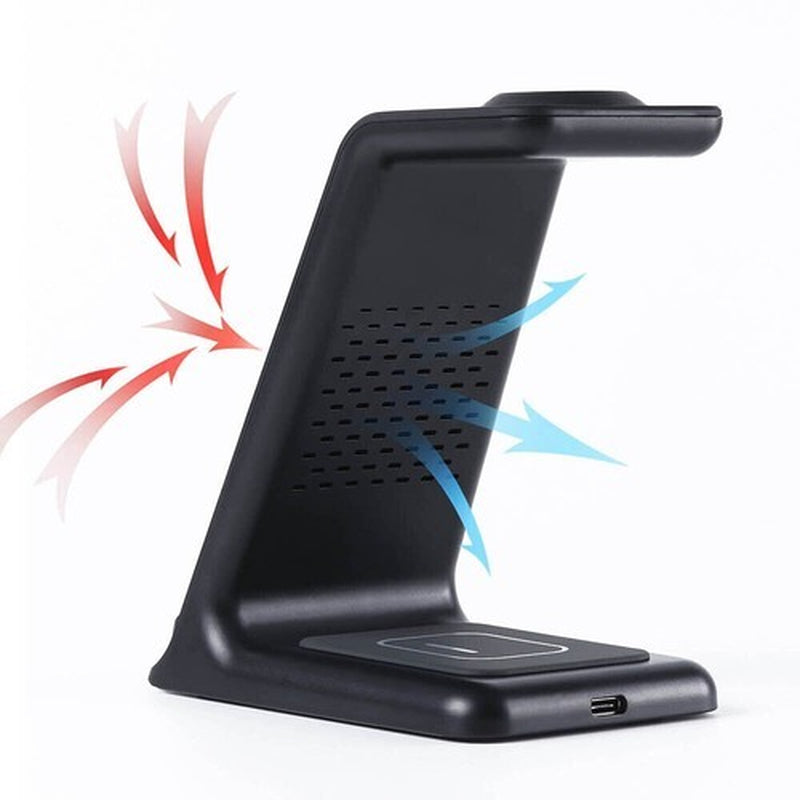 15W Wireless Phone Charger Stand Pad Fast Charge for Samsung Iphone LG Universal